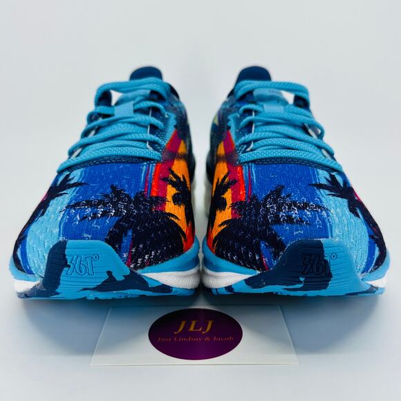 361 Degrees Women's Centauri Orange County OC Surf City Running Shoes Size 7.5 - Picture 3 of 12